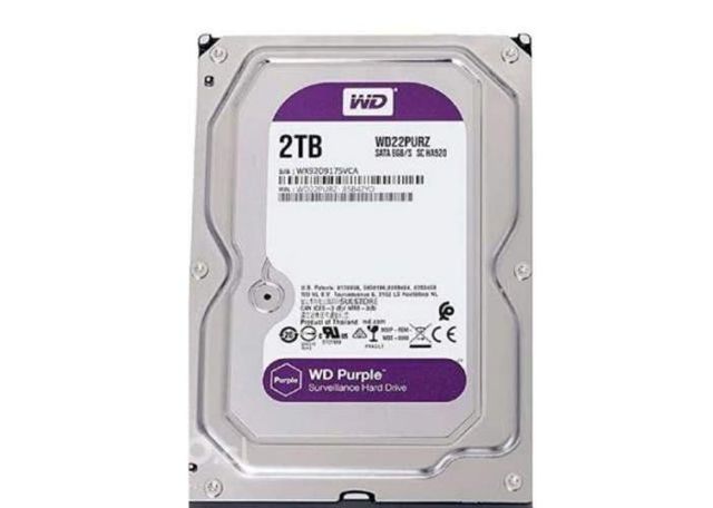 Disco Duro Interno Western Digital Wd Purple 2 Tb