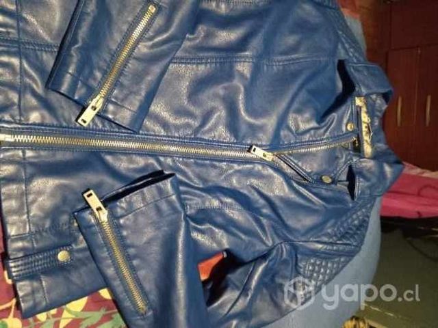 Chaqueta cuero sintetico