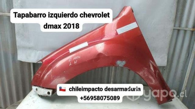 Tapa barro izquierdo Chevrolet d-max año 2018
