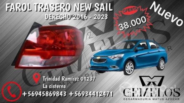 Foco trasero new sail