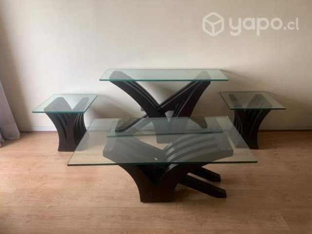 Juego mesa de centro y arrimo