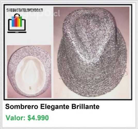 Sombrero Elegante Brillante