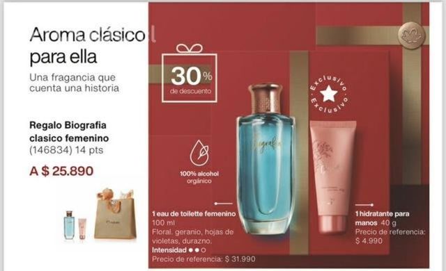 Kit perfume Natura mas hidraante de manos