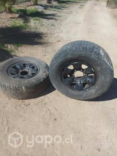 Mediáticos aro 16 con llantas toyota