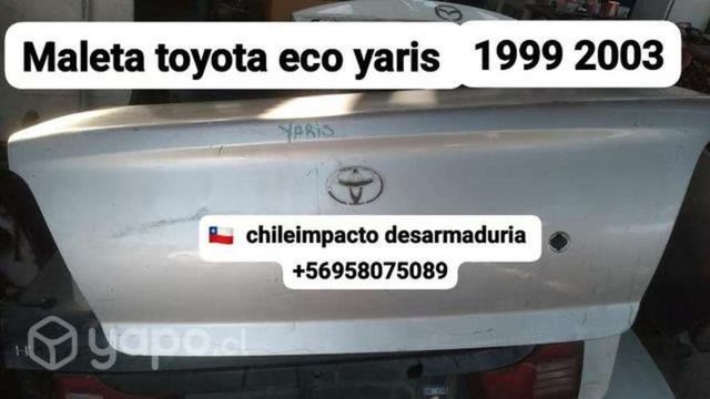 Maleta Toyota eco Yaris 1990 2003
