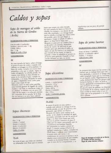 Libro . cocina tradicional española