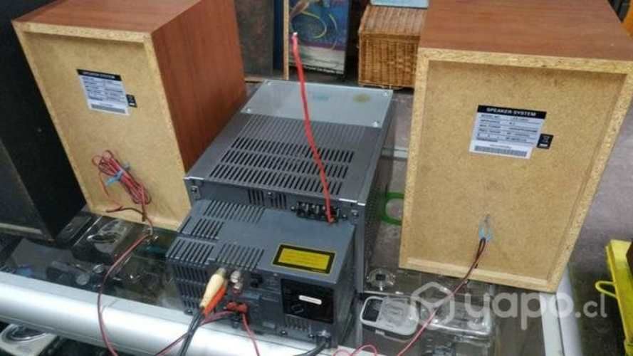 Mini sistema de audio CMT RB5 FUNCIONANDO PERFECTO