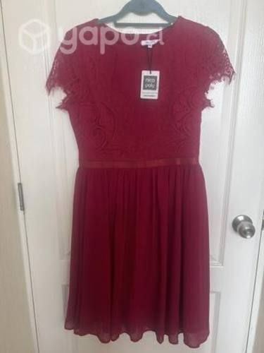 Vestido Encaje Rojo Nicopoly nuevo