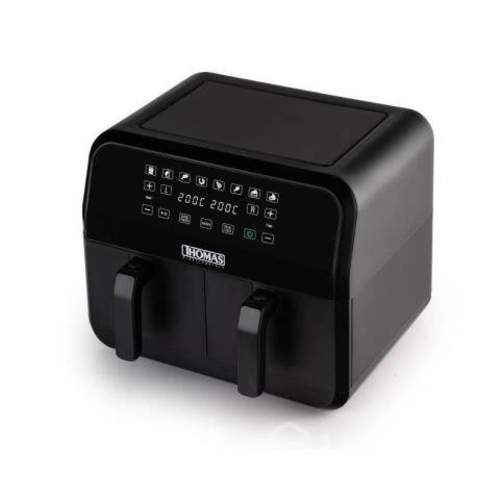 Freidora de aire marca Thomas doble canasta