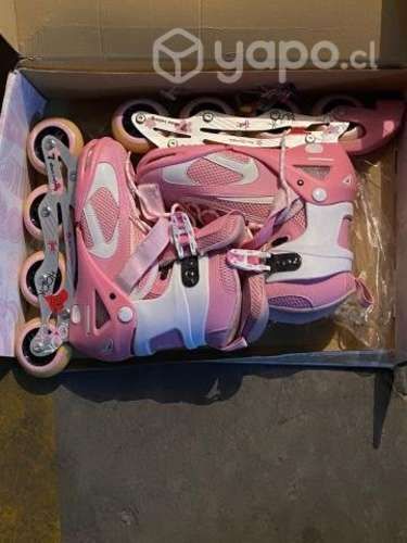 Patines en linea con rodillo ajustable