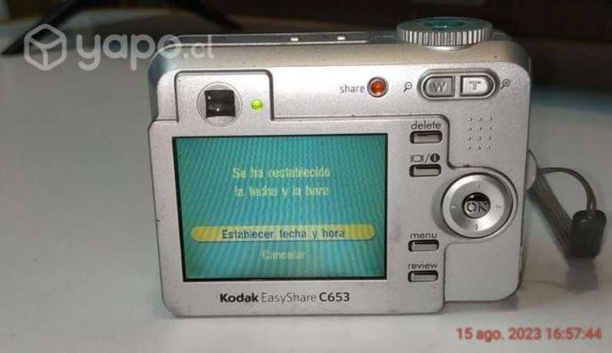 Camara kodak easyshare c653 antigua funcionando ok