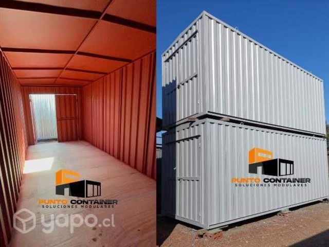 Container, módulo, bodega, 6mts