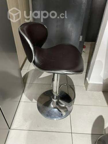 Piso para bar de cuero marrón