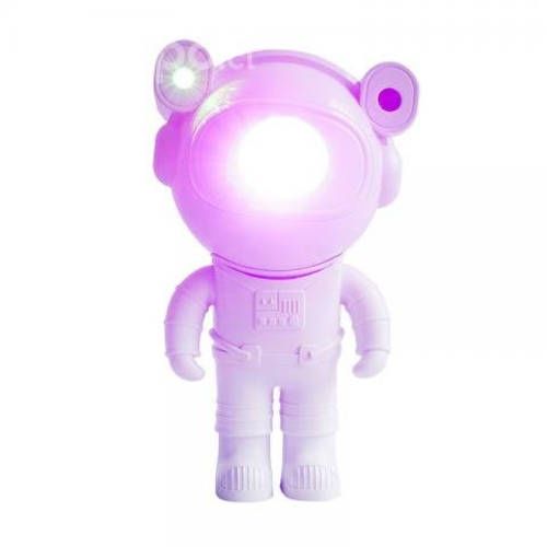 Lampara proyector luz led rgb astronauta de galaxi