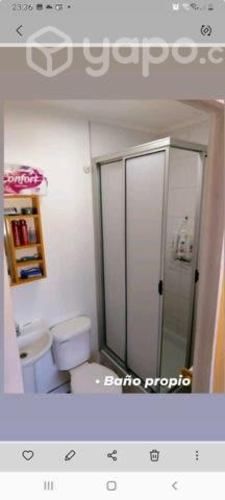 Pieza amoblada tv cable baño agua caliente interne