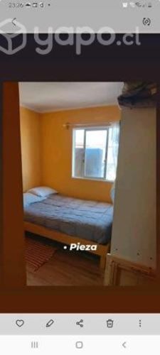 Pieza amoblada tv cable baño agua caliente interne