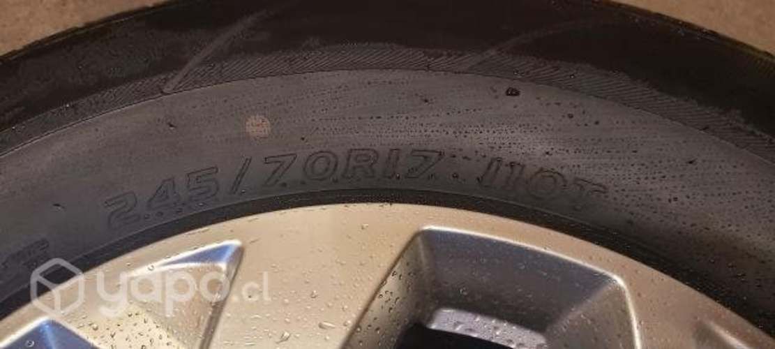 Llantas con Sus Neumaticos