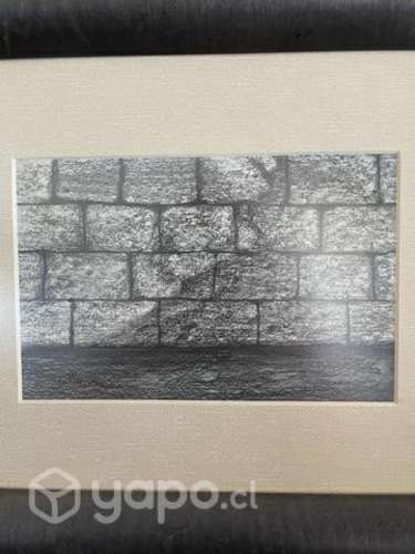 Juego de 2 cuadros pintados a lápiz