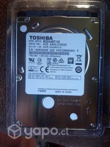Disco Duro Toshiba 1TB