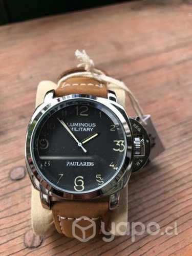 Reloj tipo militar mecánico automático nuevo