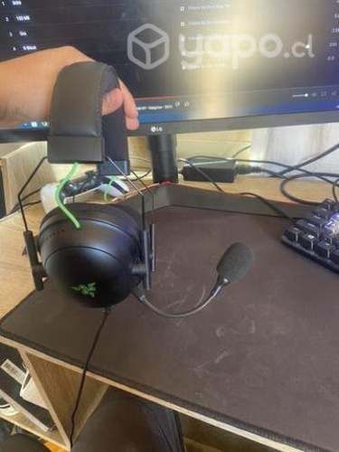 Audifonos Razer BlackShark v2 + Usb Sound Card