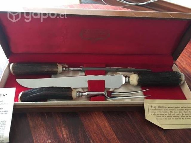 Set Inglés antiguo ciervo 3 piezas