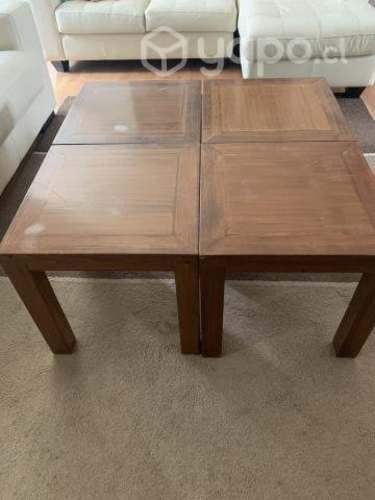 Mesa de centro modular de madera Son 4 mesas