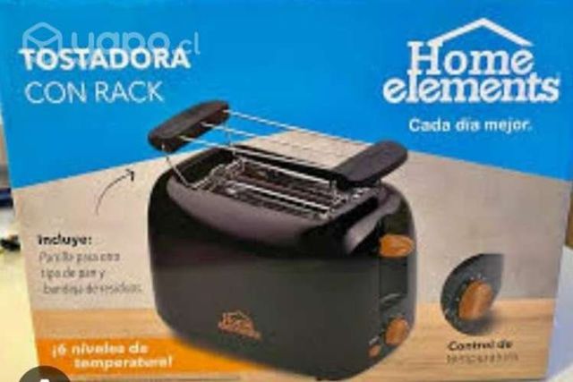 Tostadora eléctrica con rack