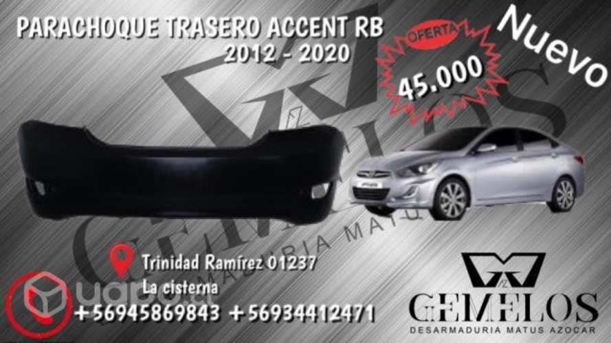 Parachoque accent rb