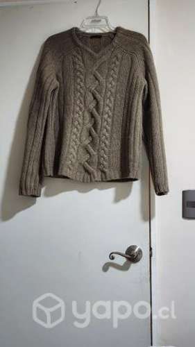 Chaleco de lana natural