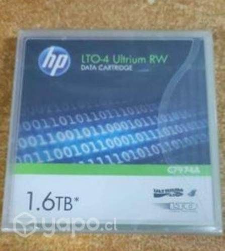 Cartuchos de datos de lectura / escritura HP LTO4