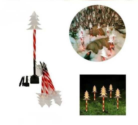 Estacas navideñas solares