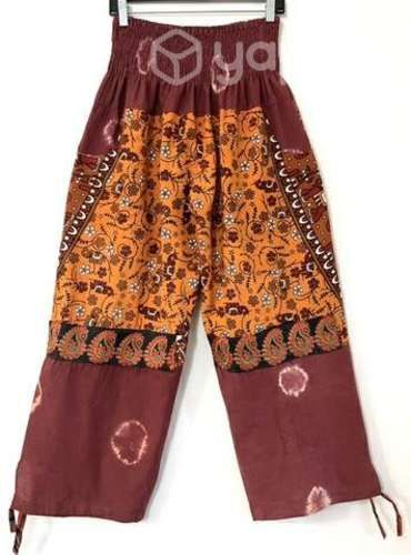Pantalón Hindú Con Bolsillo L/xl Terracota Y Otros