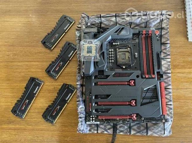 Placa base Ram y procesador i7