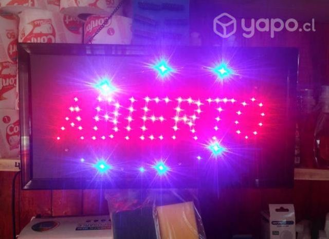 LETREROS LED, Abierto, Empanadas, Pan, Completo...