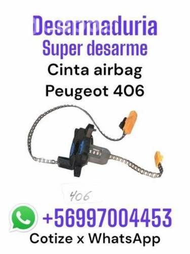 Cinta airbag Peugeot 406 desarmaduría