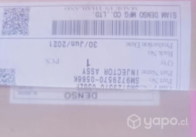 Inyectores para Toyota Hilux motor 2gd