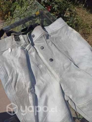 Pantalón de soldar cuero cabritilla