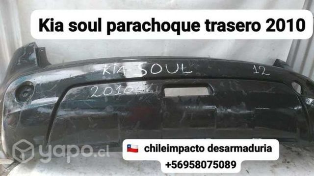 Parachoque trasero Kia Soul año 2010