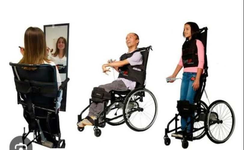 Silla de ruedas GetUP que sirve para pararse