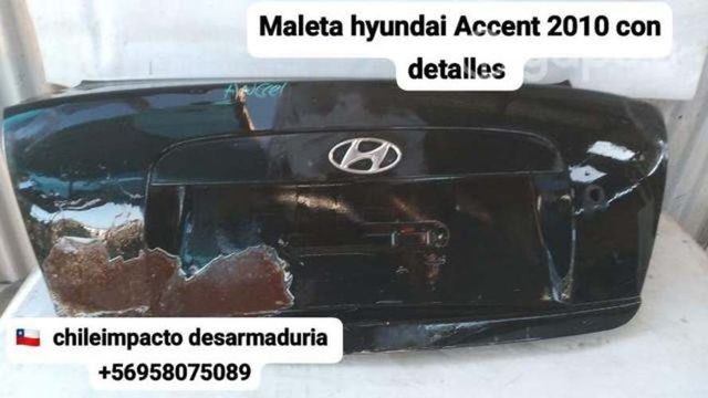 Maleta Hyundai accent desarmaduría