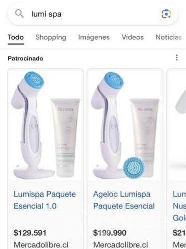 Lumi spa para limpieza y exfoliación