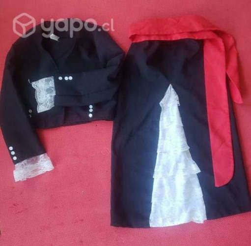 Traje de huasa elegante talla 12