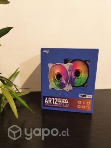 Pack 3 ventiladores ARGB 120mm para PC