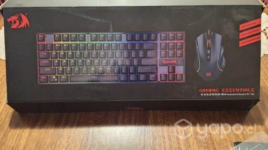 Teclado y mouse gamer Redragon Español Latinoameri