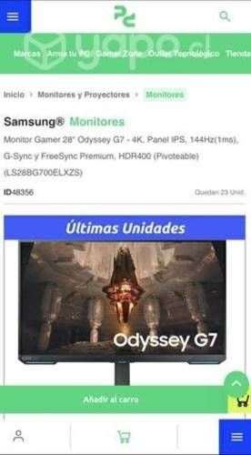 Monitor Samsung g7 4k