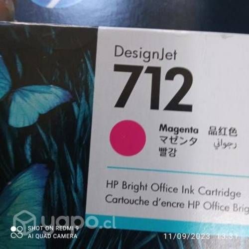 Tinta HP 712 magenta original