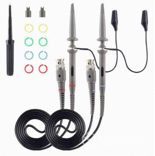 Kit Puntas Sonda Clip Osciloscopio BNC 1x10x P6100