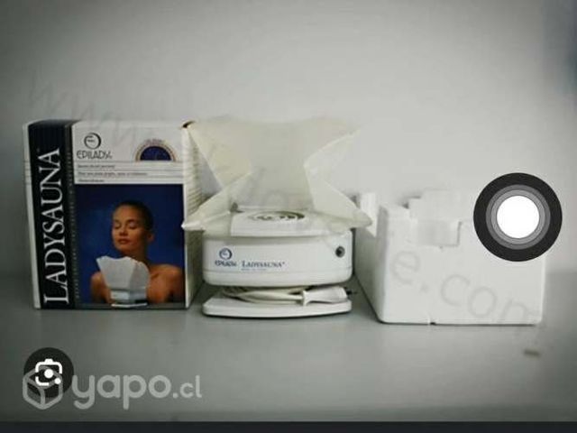 Máquina de vapor para cara funcionando al 100%