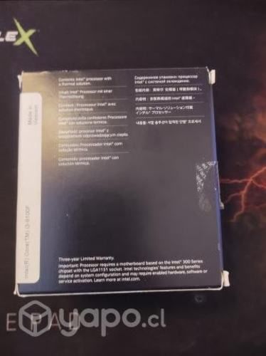 Procesador Intel Core i3-9100F Novena generación